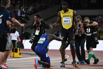 Usain Bolt y Justin Gatlin