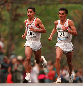 Germán Silva y Benjamín Paredes - Maratón de Nueva York 1994