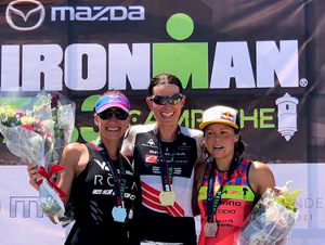 Ironman 70.3 Campeche 2018 - Podio femenil