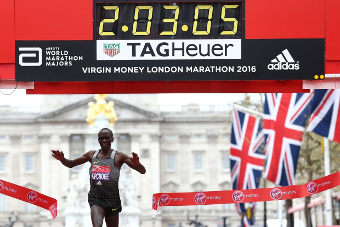 Eliud Kipchoge - Maratón de Londres 2016