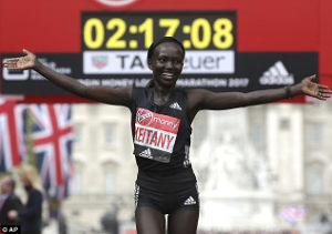Mary Keitany - Maratón de Londres 2017