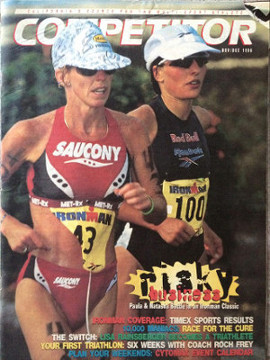Paula Newby-Fraser y Natacsha Badmann IRONMAN Hawái 1996