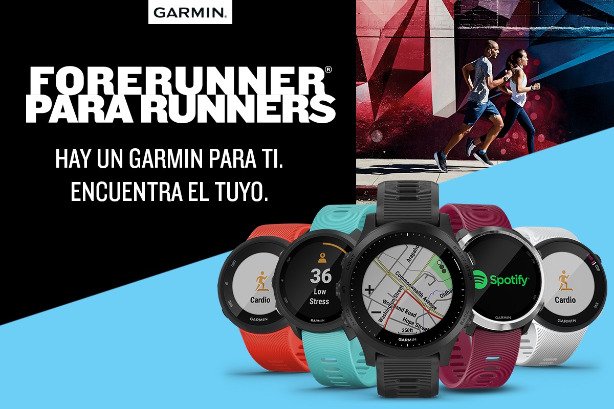 Ya en México la nueva serie Forerunner para Runners