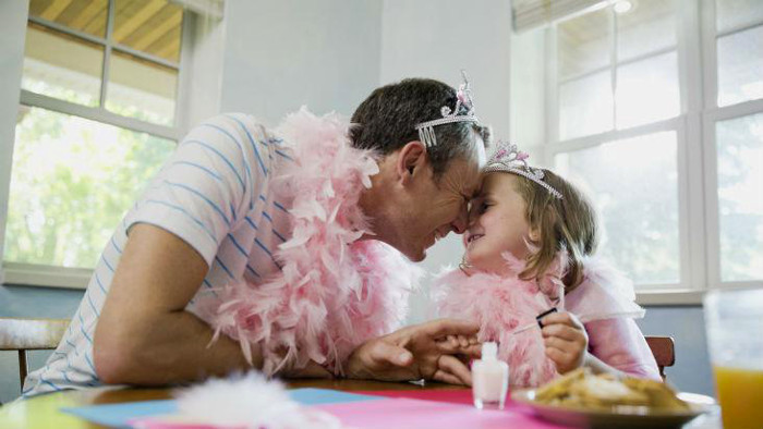 Papá y princesa