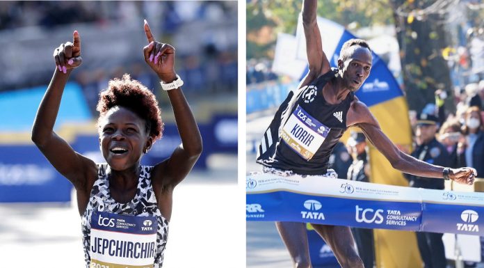 Jepchirchir y Korir ganan Maratón de Nueva York 2021