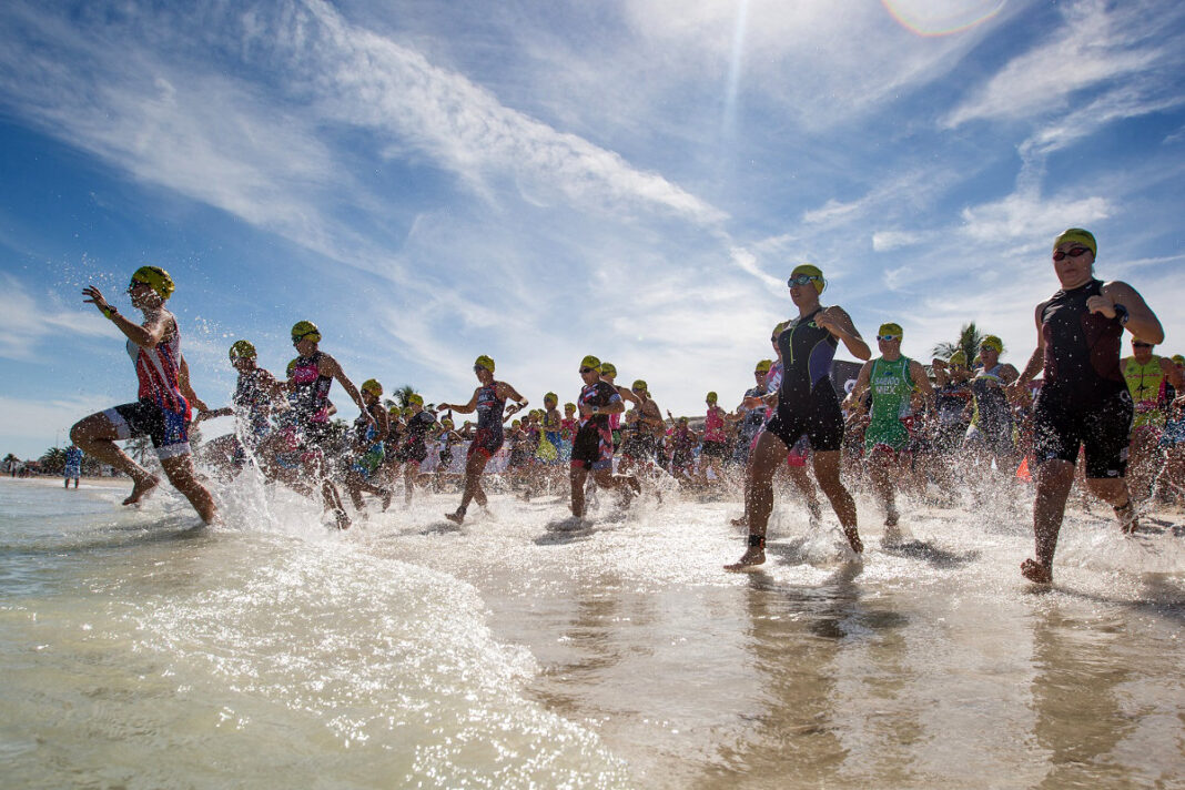 Triatlón Mérida 2018 inicio