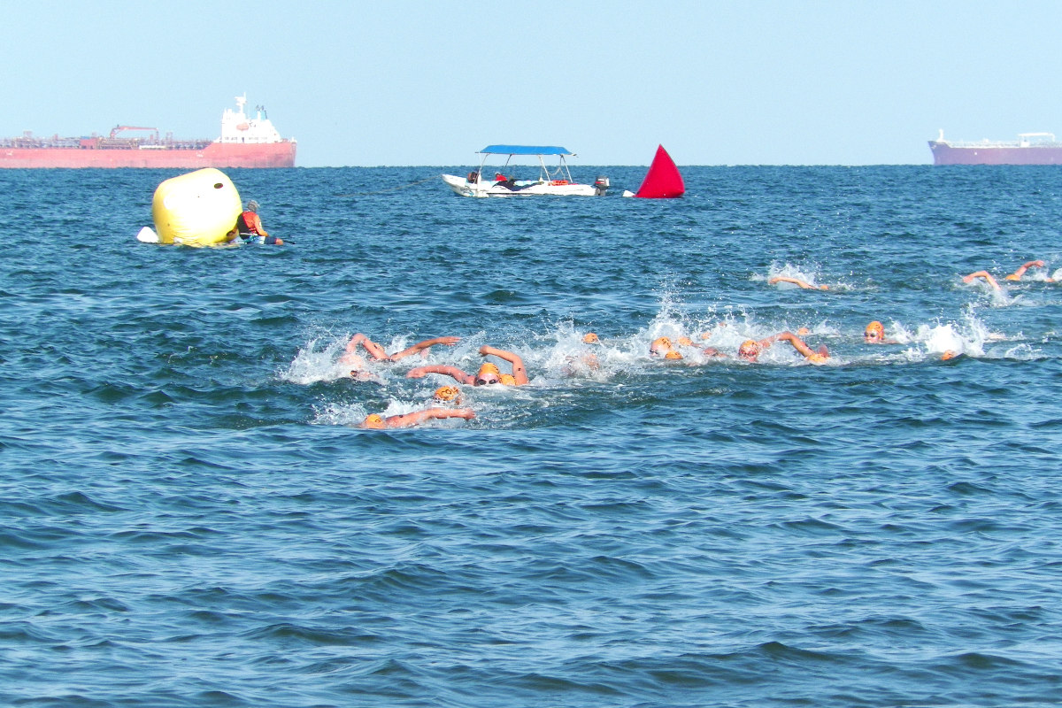 AsTri Veracruz 2023, natación Elite Femenil