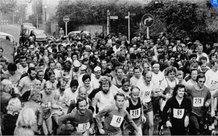 Primer Maratón de Berlín 13 de octubre de 1974