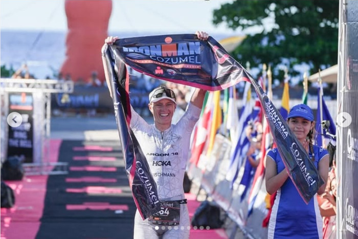 Anne Reischmann ganó el IRONMAN Cozumel 2024