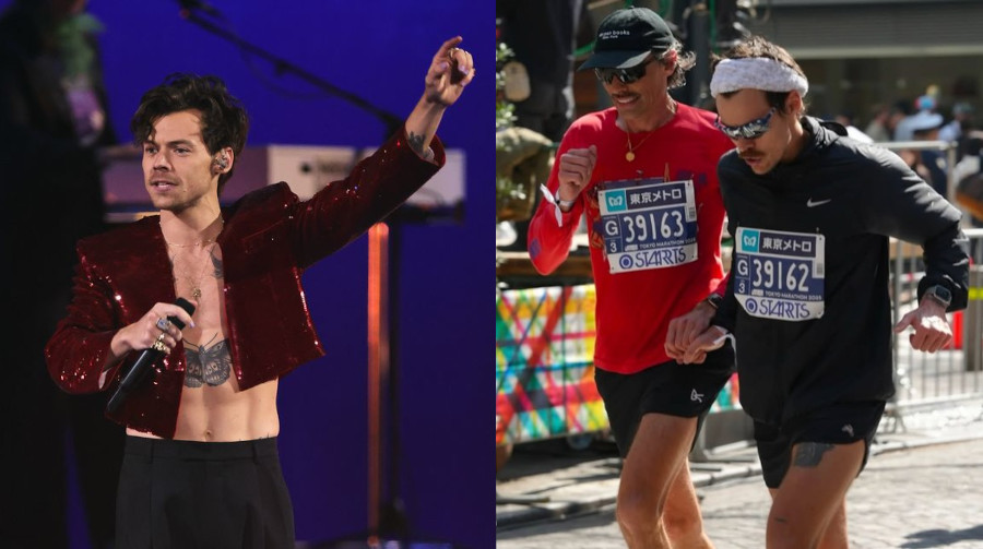 Harry Styles canta y corrió el Maratón de Tokio 2025