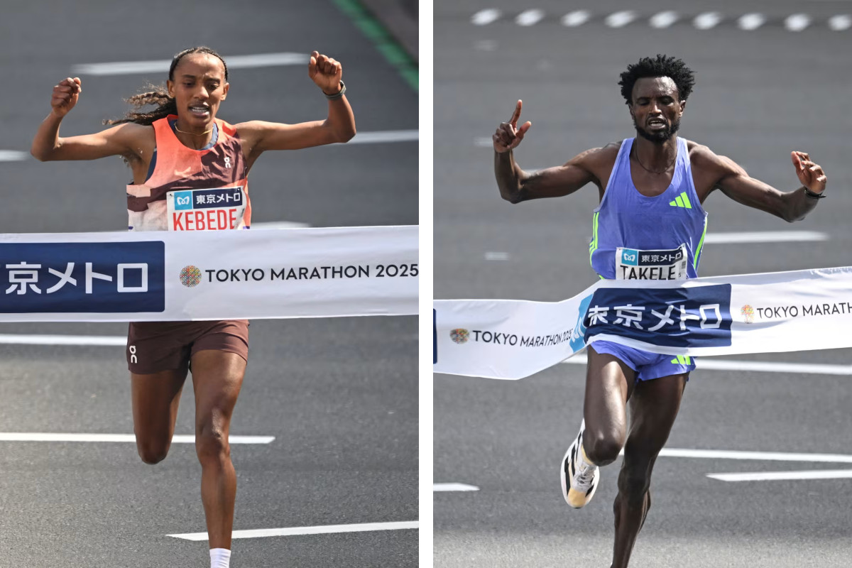 Kebede y Takele campeones en el Maratón de Tokio 2025